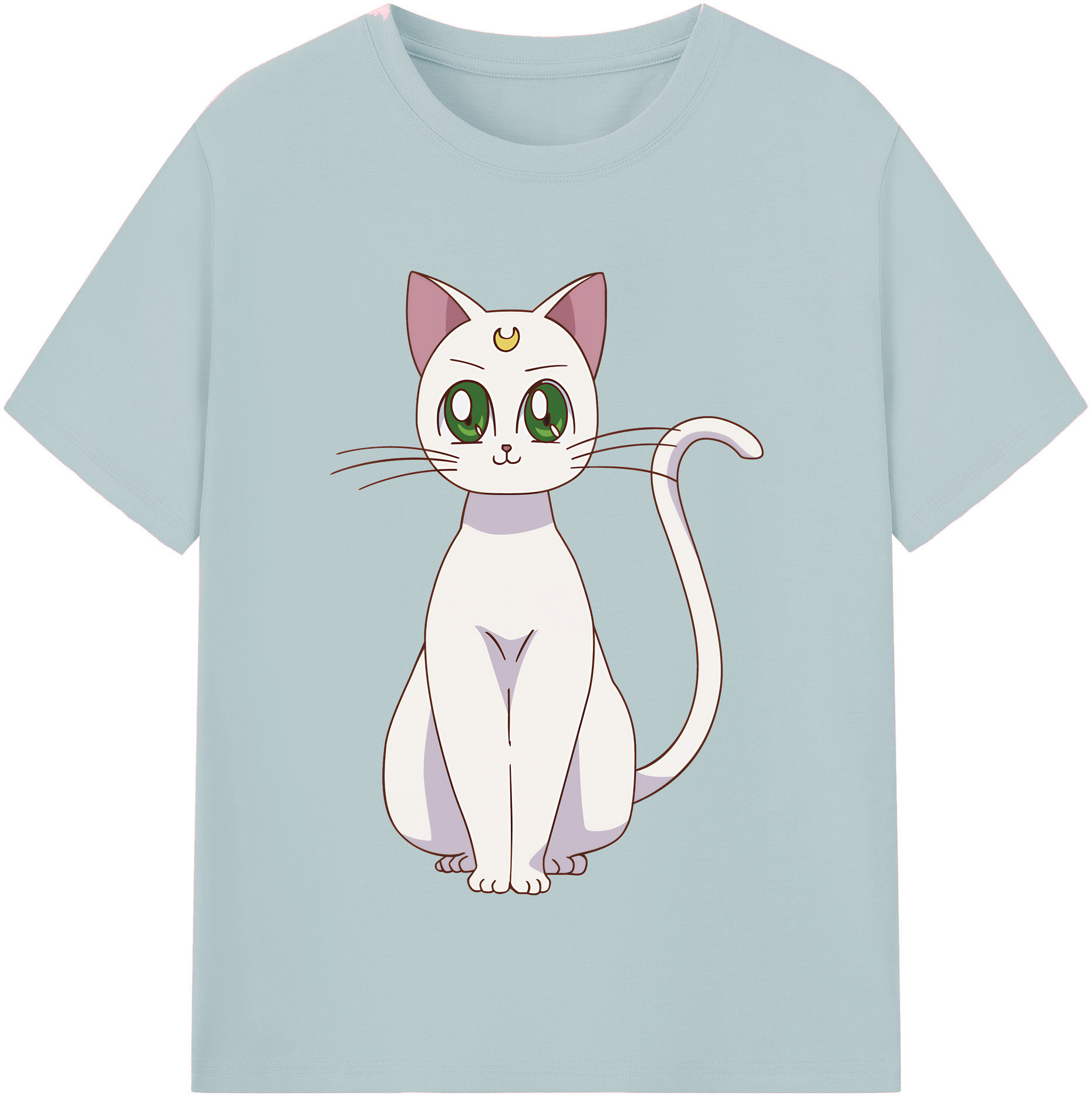 （画像用） 美少女戦士セーラームーン Sailor Moon 綿100％半袖Tシャツ（フロントプリント）